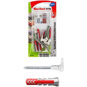 Produktbild für Schrauben-Dübel-Set Fischer 557916, EasyHook Angle