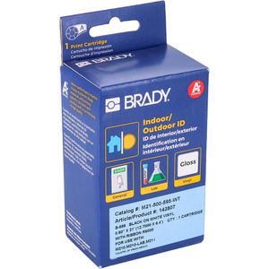 Produktbild für Schriftband Brady M21-500-595-WT-BK, 12,7mm