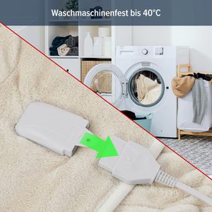 Produktbild für Heizdecke Arebos 105385, beige