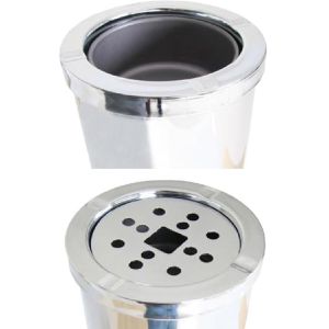 Produktbild für Aschenbecher Böttcher-AG silber, Outdoor