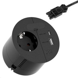 Produktbild für Einbausteckdose Bachmann Loop, mit 0,2 m Kabel