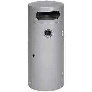 Aschenbecher VAR KS 70, silber, für Outdoor