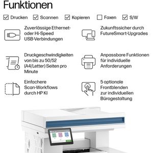 Produktbild für Multifunktionsgerät HP LaserJet Enterprise MFP 5601dn