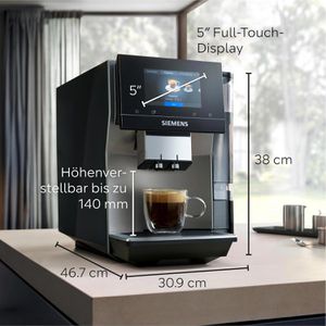 Produktbild für Kaffeevollautomat Siemens EQ.700 classic, TP715D01, grau