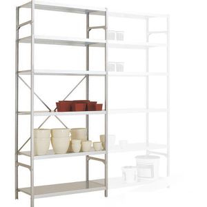 Schwerlastregal Manuflex RB1170, 6 Metallböden