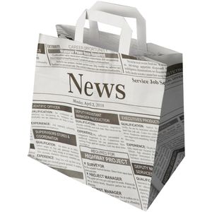 Produktbild für Papiertüten Papstar Newsprint, weiß