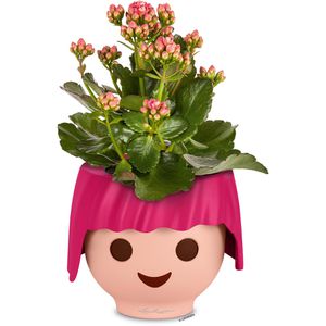 Produktbild für Übertopf Lechuza OJO, ruby pink, Ø 21 x 16 cm