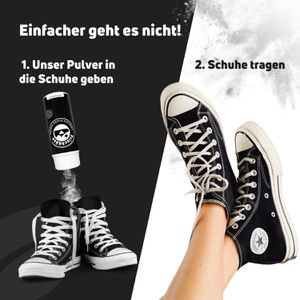Produktbild für Schuhdeo Kumpelkeime Frischkäse, Black-Edition