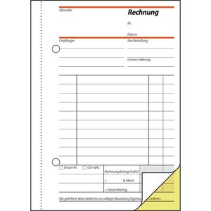 Produktbild für Rechnungsbuch Sigel SD033, A6