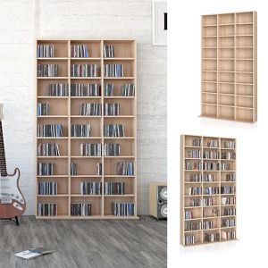 Produktbild für CD-Regal Vicco Jukebox, sonoma eiche