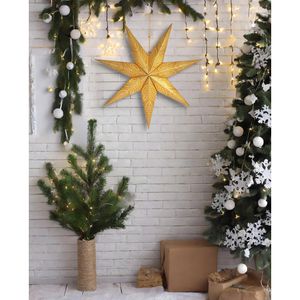 Produktbild für Weihnachtsstern BRUBAKER 77802, gold