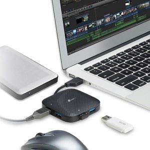 Produktbild für USB-Hub TP-Link UH400, schwarz