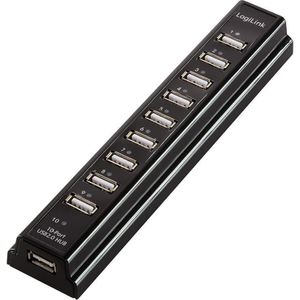 USB-Hub LogiLink UA0096, schwarz