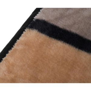 Produktbild für Kuscheldecke Gözze Antigua Cashmere Feeling, taupe/creme/braun