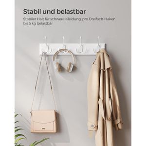 Produktbild für Garderobenleiste Songmics LHR30WT, weiß