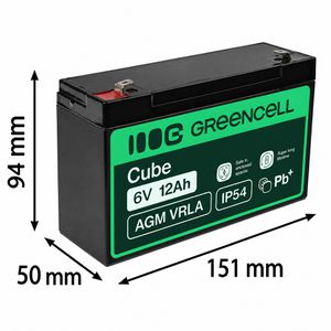 Produktbild für AGM-Batterie Green-Cell VRLA