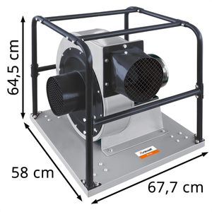 Produktbild für Industrieventilator Unicraft RV 350, 400 V, 3800 Watt