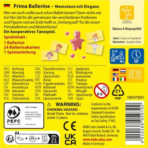 Produktbild für Kartenspiel Haba 1005979001, Prima Ballerina
