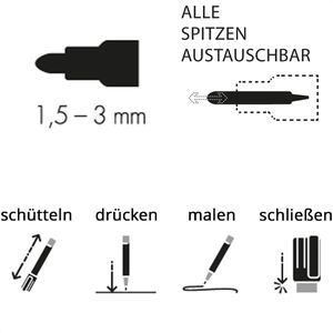 Produktbild für Acrylstifte Marabu 1240000004004 YONO Marker Set