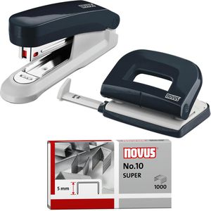 Heftgerät Novus Twinset E15/E210, 020-1829, inkl. Locher