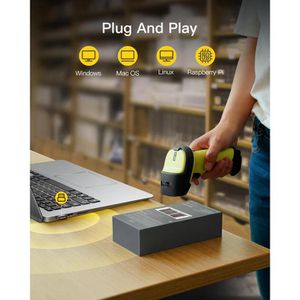 Produktbild für Barcode-Scanner Inateck BCST-60_green, kabellos