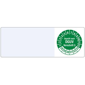 Produktbild für Prüfplaketten Böttcher-AG Geprüft nach DGUV Vo3