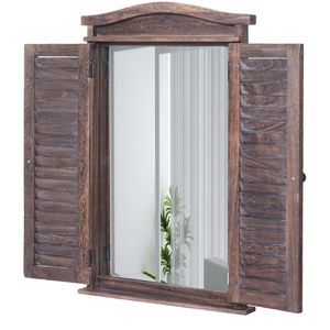 Wandspiegel Mendler 72680, Shabby-Chic, rechteckig