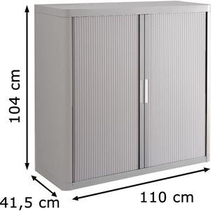 Produktbild für Rollladenschrank Paperflow aus Metall und Kunststoff