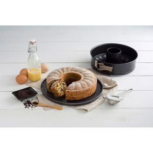 Produktbild für Backform Zenker Black Metallic 6509, Flach- &amp; Rohrboden, Stahl