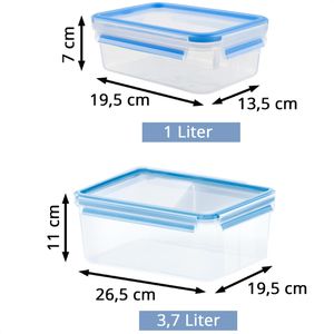 Produktbild für Frischhaltedose Emsa Clip&amp;Close 508568, aus Kunststoff
