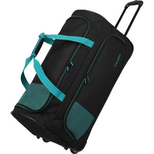 Produktbild für Reisetasche Travelite Basics Fresh, schwarz / petrol, 71 cm