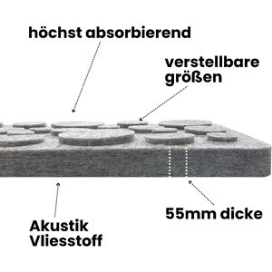 Produktbild für Akustikplatte Silenti BubbleGame L, für Wand