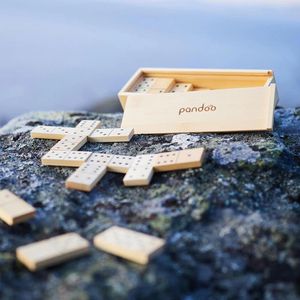 Produktbild für Domino pandoo POBGT03, aus Bambus, Doppel-Sechs