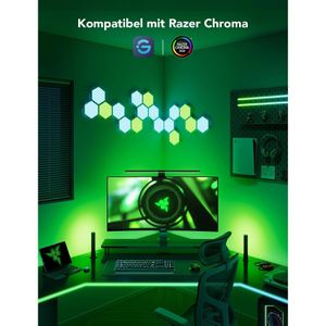 Produktbild für Tischlampe Govee RGBIC TV Light Bar, schwarz, LED, RGBW