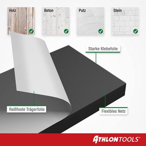 Produktbild für Wandschutz ATHLON-TOOLS MaxProtect, schwarz