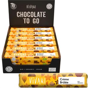 Schokoriegel Vivani Creme Brulee, BIO