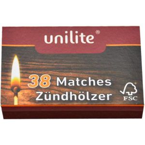 Produktbild für Streichhölzer Unilite 4,3 cm