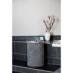 Produktbild für Wäschekorb Wenko Cordoba, grau
