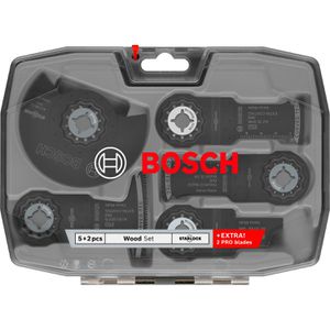 Produktbild für Multifunktionswerkzeug-Zubehör Bosch Holz Set, 2608669097
