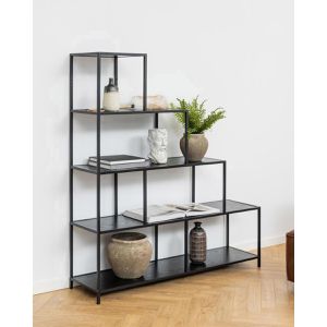 Produktbild für Bücherregal AC-Design Seaford, schwarz
