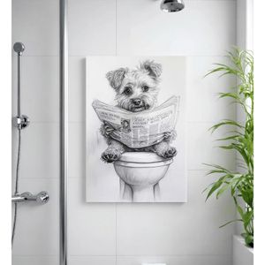 Produktbild für Wandbild Sinus-Art Lustiges Hundebild