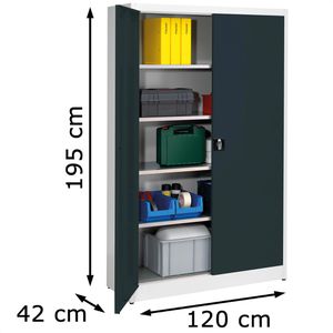 Produktbild für Werkzeugschrank Mauser MKST12/3/19, Metall, grau / anthrazit