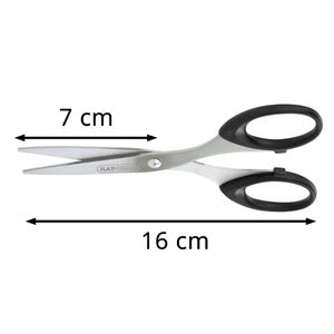 Produktbild für Büroschere RAPESCO CS6RY0B1 Essential, 16 cm