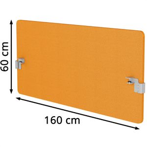 Produktbild für Tischtrennwand Böttcher-AG Style, gelb
