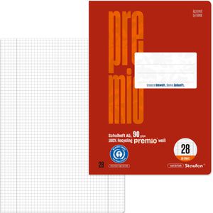 Schulheft Staufen Premio, 040780028, Recycling, A5