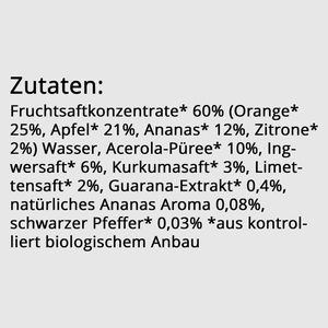 Produktbild für Vitamin-Shot Organic-Human Kick-Start Vitamin C &amp; Koffein, BIO
