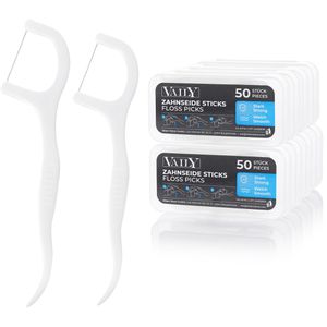 Zahnseide Vaily VA-30116, ungewachst, 400 Sticks