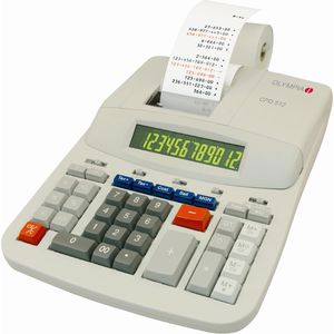 Tischrechner Olympia CPD 512, Farbbanddruck