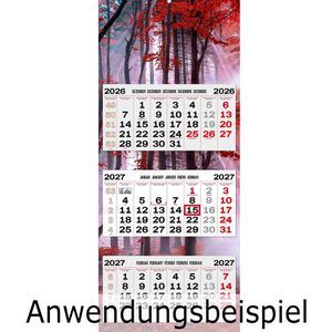 Produktbild für 3-Monatskalender Böttcher-AG Oslo mit Werbedruck