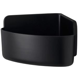 Produktbild für Duschablage Tesa Lavaa S Duschkorb, schwarz matt